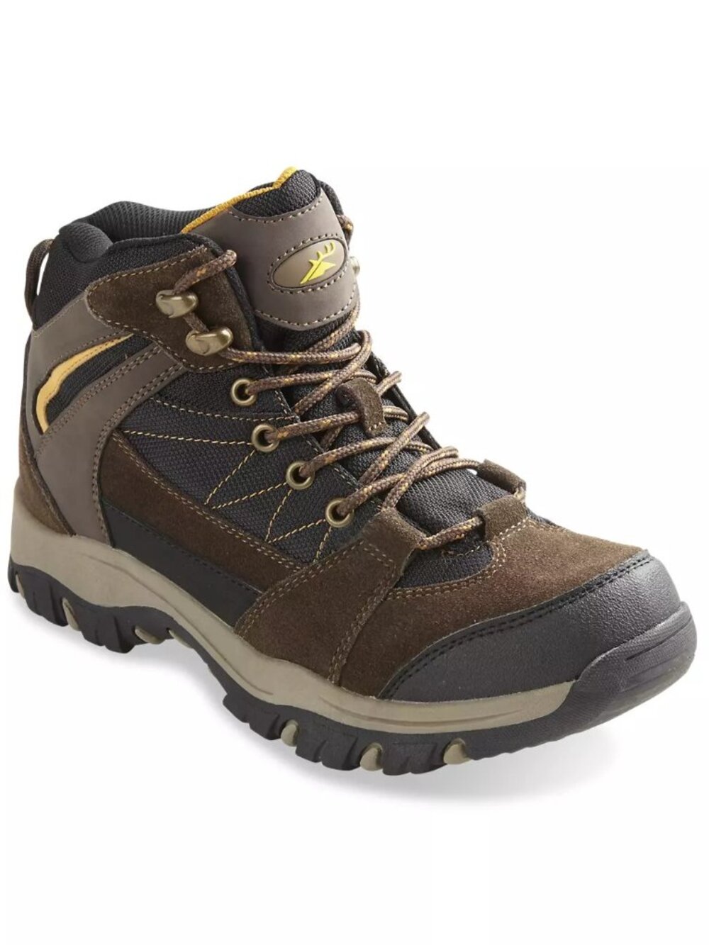 DeerStags Men's 12W Brown Anchor2 Hiker Boots Suede/Mesh Upper 60% off Retail